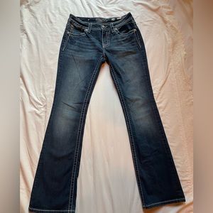 Miss Me Dark Wash Boot Cut Jeans SZ 30